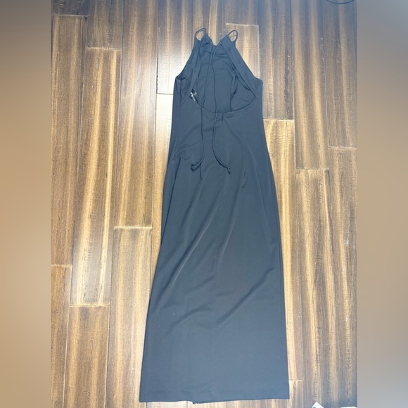 Zum Zum size 1 Juniors Black Floor Length Prom or Evening Dress LBD y2k Fitted - Picture 6 of 12